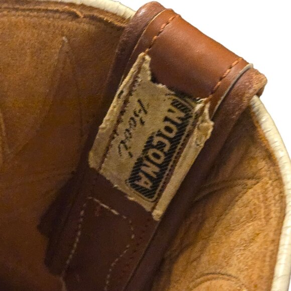 Vintage Nocona Cowboy Boots Mens 10 B 10.5 Narrow Country Western Rockabilly - Picture 11 of 16